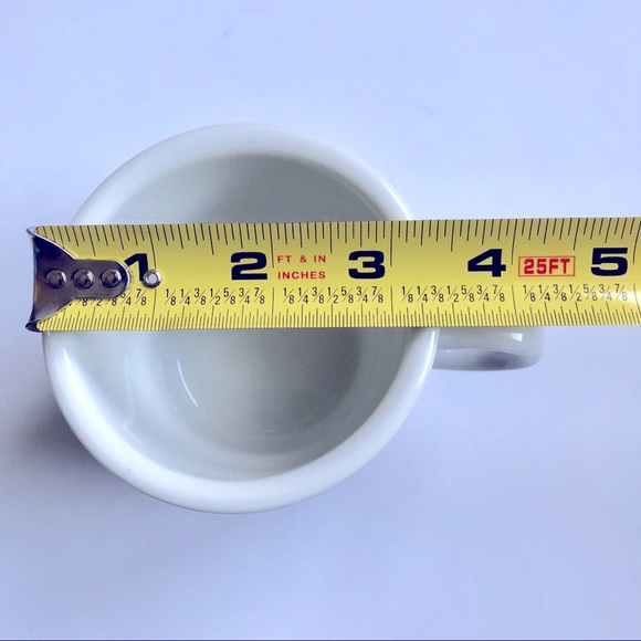 Vintage REGO Coffee Mug Cup White Brown Stripes - Picture 6 of 11